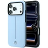 Dėklas Mercedes Leather Semi Wrap Iconic Line MagSafe Case, skirtas iPhone 18 Pro Max / 17 Pro Max - Mėlyna