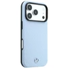 Dėklas Mercedes Leather Semi Wrap Wood Effect MagSafe, skirtas iPhone 18 Pro Max / 17 Pro Max, mėlynas