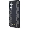 Samsung Galaxy S24 DKNY Hardcase Leather Checkered Mono Pattern MagSafe (DKHMS24SPCPVSLK) dėklas telefonui juodos spalvos