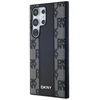 Samsung Galaxy S24 Ultra DKNY Hardcase Leather Checkered Mono Pattern MagSafe (DKHMS24LPCPVSLK) dėklas telefonui juodos spalvos