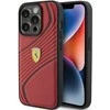 Ferrari FEHCP15LPTWR Apple iPhone 15 Pro 6.1″ red kietas dėklas Twist Metal Logo