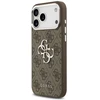 Dėklas Guess 4G Big 4G Classic Logo skirtas Apple iPhone 17 Pro Max rudos spalvos sidabro spalvos