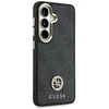 Dėklas Guess 4G Big Rhinestone Triangle Strap MagSafe for Samsung Galaxy S26 juodos spalvos