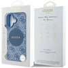 Guess 4G Circle Classic Logo MagSafe dėklas iPhone 16 - mėlynas