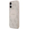 „Guess 4G Circle Classic Logo MagSafe“ dėklas Apple iPhone 17, rožinis