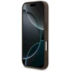 Guess 4G Classic Dėklas Apple iPhone 17 Pro rudos spalvos