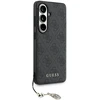 Dėklas Guess 4G Classic Logo Charm MagSafe Samsung Galaxy S26 juodos spalvos