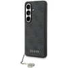 Dėklas Guess 4G Classic Logo Charm MagSafe Samsung Galaxy S26 juodos spalvos