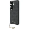 Dėklas Guess 4G Classic Logo Charm MagSafe Samsung Galaxy S26 Ultra juodos spalvos