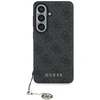 Dėklas Guess 4G Classic Logo Charm MagSafe Samsung Galaxy S26 juodos spalvos