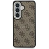 Guess PU Leather 4G Gold Frame Magnetic dėklas skirtas Samsung Galaxy S26+ rudos spalvos