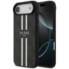 Guess 4G Printed Stripes MagSafe - dėklas skirtas Apple iPhone Air juodas