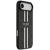 Guess 4G Printed Stripes MagSafe - dėklas skirtas Apple iPhone Air juodas
