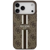 GUESS dėklas, skirtas IPHONE 17 Pro Max, suderinamas su MagSafe GUHMP17XP4RPSW (4G spausdintos juostelės), rudas