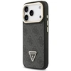 Dėklas Guess 4G PU Triangle Logo & Stand Camera Magsafe Apple iPhone 17 Pro juodos spalvos