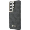 Guess PU 4G Script Metal Logo Magnetic dėklas skirtas Samsung Galaxy S26 Ultra juodos spalvos