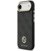 Guess 4G Strass Logo & Big Strap Metal Mygtukai MagSafe dėklas skirtas Apple iPhone Air juodos spalvos