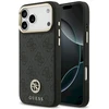GUESS dėklas, skirtas IPHONE 17 Pro Max, suderinamas su MagSafe GUHMP17XP4GRMDEK (PU W/ 4G Strass Logo) juodas