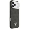 Dėklas Guess 4G Triangle Logo MagSafe Case, skirtas iPhone 17 Pro Max / 18 Pro Max - Juodos ir Sidabrinės spalvos