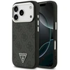 „Guess 4G“ trikampio logotipo „MagSafe“ dėklas Apple iPhone 17 Pro juodas