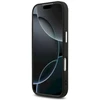 Dėklas Guess 4G Triangle Logo MagSafe iPhone 17 Pro juodos spalvos sidabrinis