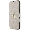 Dėklas Guess Book 4G Metal Logo Case for iPhone 17 Pro Max / pink