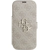 Dėklas Guess Book 4G Metal Logo Case for iPhone 18 Pro / 17 Pro - Rožinė