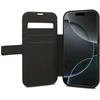 Guess Book 4G Metal Logo Dėklas Apple iPhone 17 Pro juodos spalvos