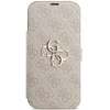 Dėklas Guess Book 4G Metal Logo Case for iPhone 17 Pro Max / pink