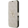 Dėklas Guess Book 4G Metal Logo Case, skirta iPhone 18 Pro Max / 17 Pro Max - Rožinė