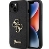 Dėklas GUESS GUHCP15SHG4SGK IPHONE 15/14/13 6.1 "Juodas / Juodas HARDCASE GLITTER SCRIPT BIG 4G