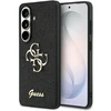 Dėklas Guess Fixed Glitter Big 4G Metal Logo Samsung Galaxy S26 juodos spalvos