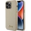 Dėklas GUESS GUHCP15XPGMCSD IPHONE 15 PRO MAX 6.7 "ZLOTY/LIGHT GOLD HARDCASE GLITTER GLOSSY SCRIPT