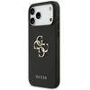 Original dėklas GUESS Grained Big 4G & Classic Logo skirtas Apple iPhone 17 Pro Max juodos spalvos