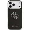 Dėklas Guess Grained Big 4G Classic Logo Apple iPhone 17 Pro Max juodos spalvos