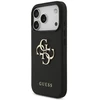 Original dėklas GUESS Grained Big 4G & Classic Logo skirtas Apple iPhone 17 Pro juodos spalvos