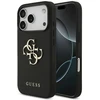 Original dėklas GUESS Grained Big 4G & Classic Logo skirtas Apple iPhone 17 Pro juodos spalvos