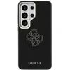 Guess PU 4G Resin Metal Logo dėklas skirtas Samsung Galaxy S26 Ultra juodos spalvos
