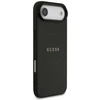 Guess Grained Ring MagSafe - dėklas skirtas Apple iPhone Air juodas
