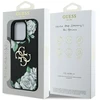 Dėklas Guess Grained Roses Big 4G logo iPhone 16 Pro Max, juodos spalvos