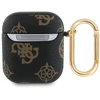Guess GUA2PG4GPK AirPods 1/2 dėklas juodos spalvos 4G Hook