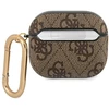 Dėklas Guess GUA34GSMW AirPods 3 dangtelis ruda / ruda 4G Script Metal Collection