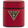 „Guess GUACA2VSATMLRE“ „AirPods 1/2“ dėklas, raudonas/raudonas, „Saffiano“