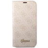 Dėklas Guess GUBKP14XHG4SHP Apple iPhone 14 Pro Max 6,7″ rožinės spalvos book 4G Vintage Gold Logo