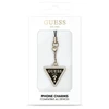 Dėklas Guess pakabukas GUCPMTDCK telefono dirželis Triangle Diamond Charm with Rhinestones