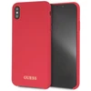 Guess GUHCI65LSGLRE iPhone Xs Max raudonas/raudonas kietas silikoninis dėklas