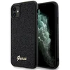 Guess GUHCN61PMSDGSK Apple iPhone 11 / Xr 6.1″ juodos spalvos kietas dėklas Disco Metal Script