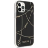 Guess Gold Chain - dėklas skirtas Apple iPhone 12 Pro Max Juodas