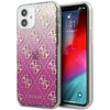 Guess GUHCP12SPCU4GGPI Apple iPhone 12 mini 5,4″ rožinės spalvos kietas dėklas 4G Gradient