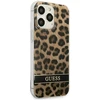 Guess GUHCP13LHSLEOW Apple iPhone 13 Pro / 13 6,1″ rudos spalvos kietas dėklas Leopard